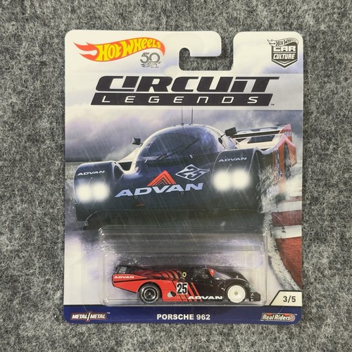 Hot Wheels 2018 Car Culture Circuit Legends set completo di 5 Mazda 787B Ford GT - Foto 3 di 24
