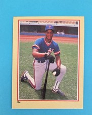 1984 Fleer Star Stickers RC #104 Darryl Strawberry NY Mets BASEBALL Card 1F
