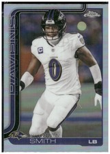 2025 Topps Chrome Football Refractor Roquan Smith #27 Ravens