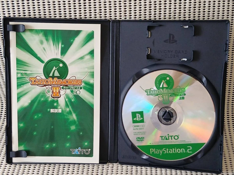 Taito Memories 2 Volume 1 PS2 Japan Import Free shipping FedEx DHL Tested - Image 3 of 4