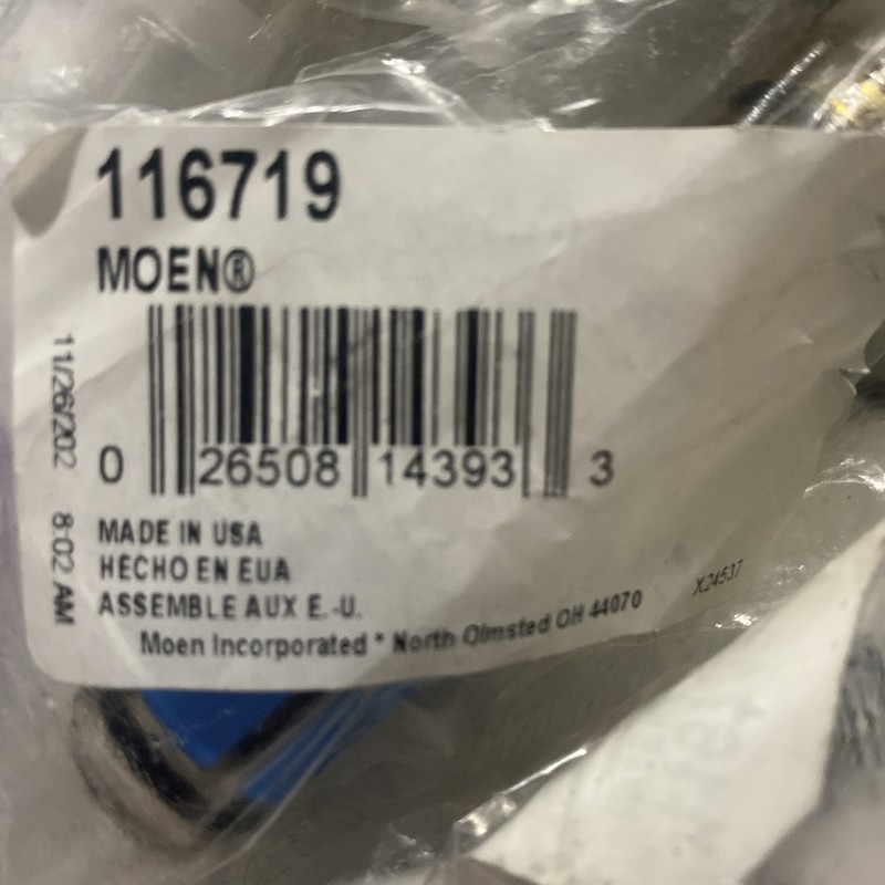 Moen 116719 Moentrol 3-Function Transfer Valve Cartridge. Unopened From Amazon.