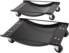 2pc Heavy Duty Car Dolly Wheel Dolly Antiskid Vehicle Dollies For Moving 2000lbs