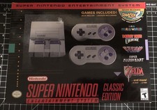 Authentic SNES Super Nintendo Classic Mini Super Entertainment System 21 Games