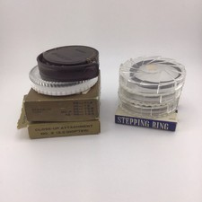 Vintage lens filter lot Japan Nikon Hoya Nikkor 52mm Close-Up Hood