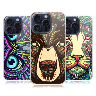 HEAD CASE DESIGNS AZTEC ANIMAL FACES HARD BACK CASE FOR APPLE iPHONE PHONES