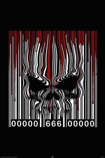 Poster Barcode 666 - Art Worx
