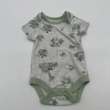 Disney Baby One Piece Newborn Disney Aop Gray Snap..#27249