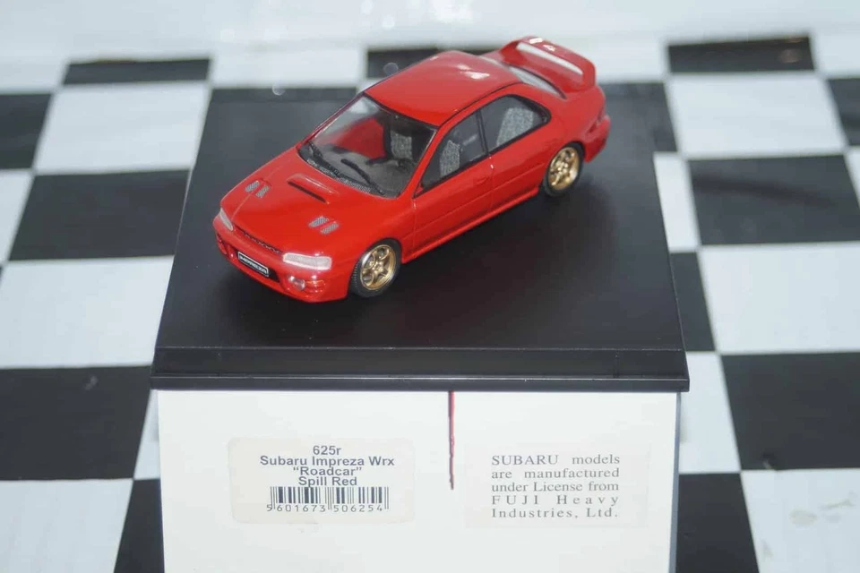 TROFEU Subaru Impreza WRX roadcar in Spill Red ref 625r 1/43 - Image 4 of 4