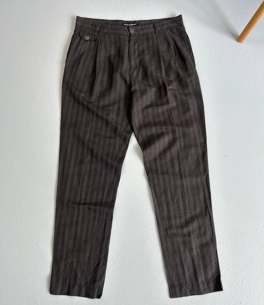 Dolce&Gabbana Linen Pants for Men for sale | eBay