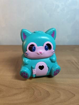 Polly Pocket Flip & Find Cat Chat Gato Compact Flip Play House Green
