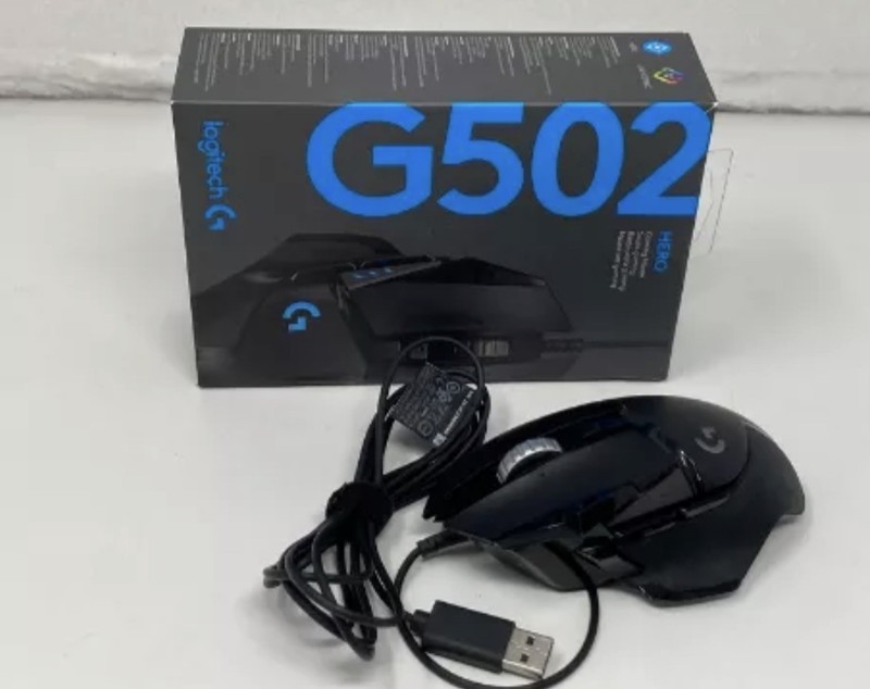 Logitech G502 HERO Wired Gaming Mouse 25600 DPI Optical 11-Button Black