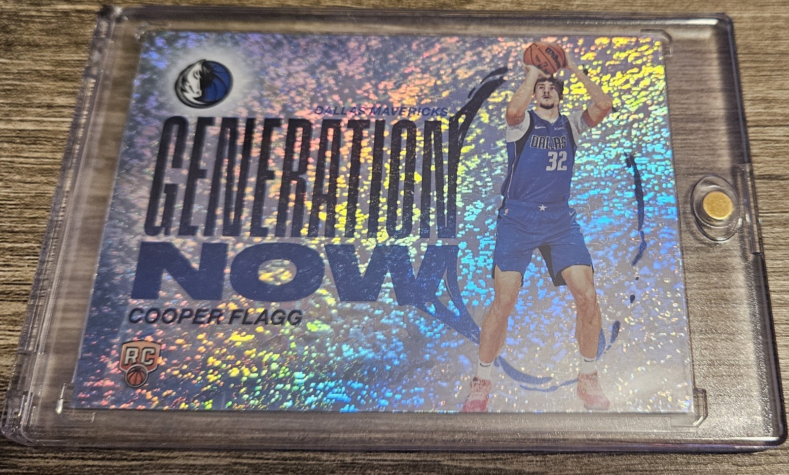 2025-26 Topps Basketball Cooper Flagg Rookie Generation Now Speckle Glitter Foil