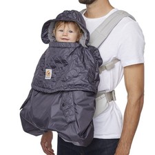 All Weather Resistant Baby Carrier Cover, Charcoal