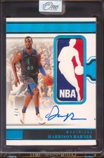 2024 PANINI ONE HARRISON BARNES NBA LOGOMAN PATCH AUTO AUTOGRAPH 4/4!