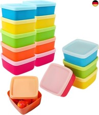 15 Stück Gefrierdosen Klein, Mini Vorratsdosen, Luftdichte Frischhaltedosen 3 