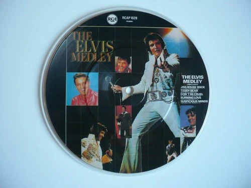 Elvis Presley The Elvis Medley / Jailhouse Rock 7" Vinyl Picture Disc UK Single