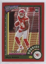 2022 Panini Classics Rookies Timeless Tributes Red 64/75 Skyy Moore #169 1bs7