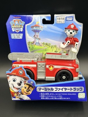 Takara Tomy PAW Patrol Marshall Fire Truck Basic Vehicle + Figure Japan New JDM