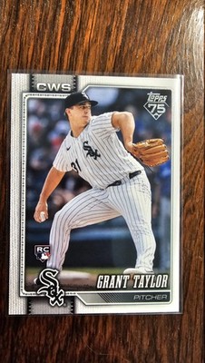 2026 Topps Series 1 Grant Taylor #49 White Sox RC Rookie