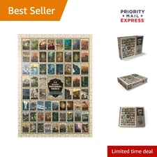 500 Piece Jigsaw Puzzle: American National Parks by Kenneth Crane