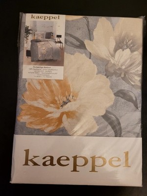 Kaeppel Renforcè Bettwäsche Tabea Graphit  80x80 / 155x220 cm  Reißverschluss