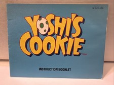 Yoshi's Cookie Nintendo NES Instruction Manual Booklet ONLY