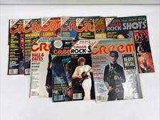Vintage Lot of 10 1980's CREEM Magazines Creem Specials, Calendar+ Vintage Lot of 10 1980's CREEM Magazines Creem Specials, Calendar+