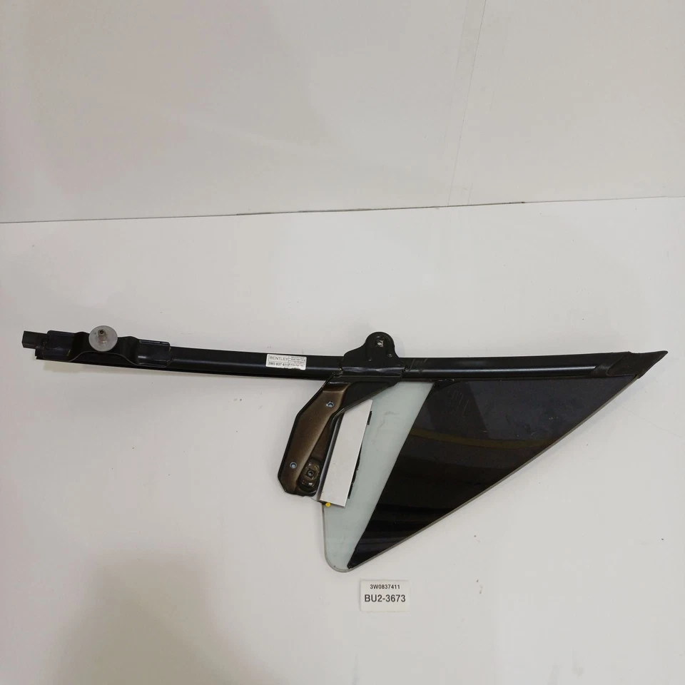 2003-2010 Bentley Continental GT FRONT LEFT DRIVER DOOR WINDOW GLASS 3W0837411 - Image 2 of 4