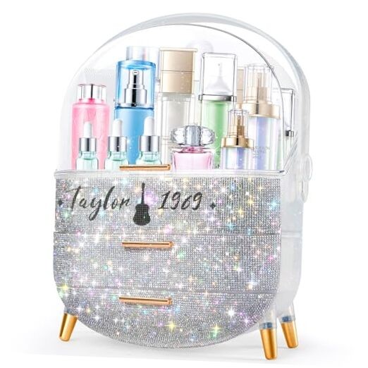 Teen Girls Makeup Skincare Jewelry Organizer for Taylor Swift Fans  