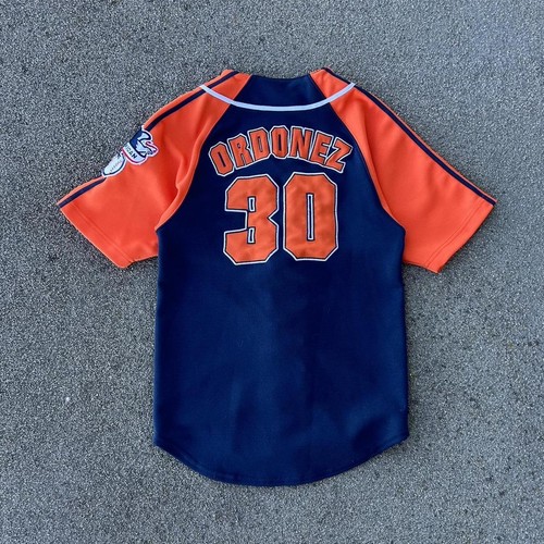 Vintage Y2K True Fan Detroit Tigers Magglio Ordóñez #30 Jersey Youth Small Navy - Picture 3 of 5
