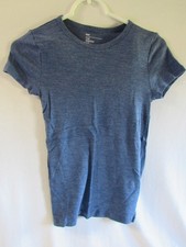 NWT Womens Gap The Modern Tee Short Sleeve Dark Blue Navy Size S petite