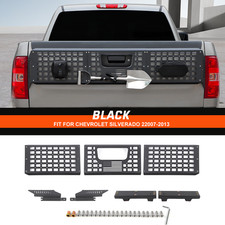 7x Tailgate Extension Guard Plate Holder Frame For Chevy Silverado Sierra 07-13