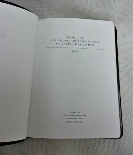 INVECCHIATO LEATHER "Hymns" 2008 EMPLOYEE GIFT BOOK RARE MORMON LDS - Picture 3 of 8