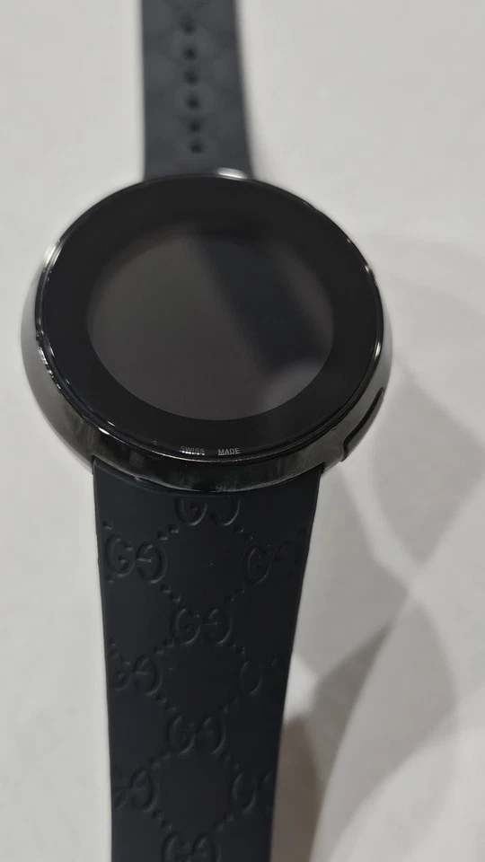 Gucci I-Gucci Watch Men's 114-2 Black Rubber Strap - Image 2 of 4