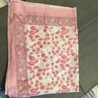 INDIA AMORY 43x64 Pink Shells Print Rectangular Table Sheet