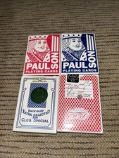 Lot Of 4 Playing Cards Paulson Shoalwater Bay...