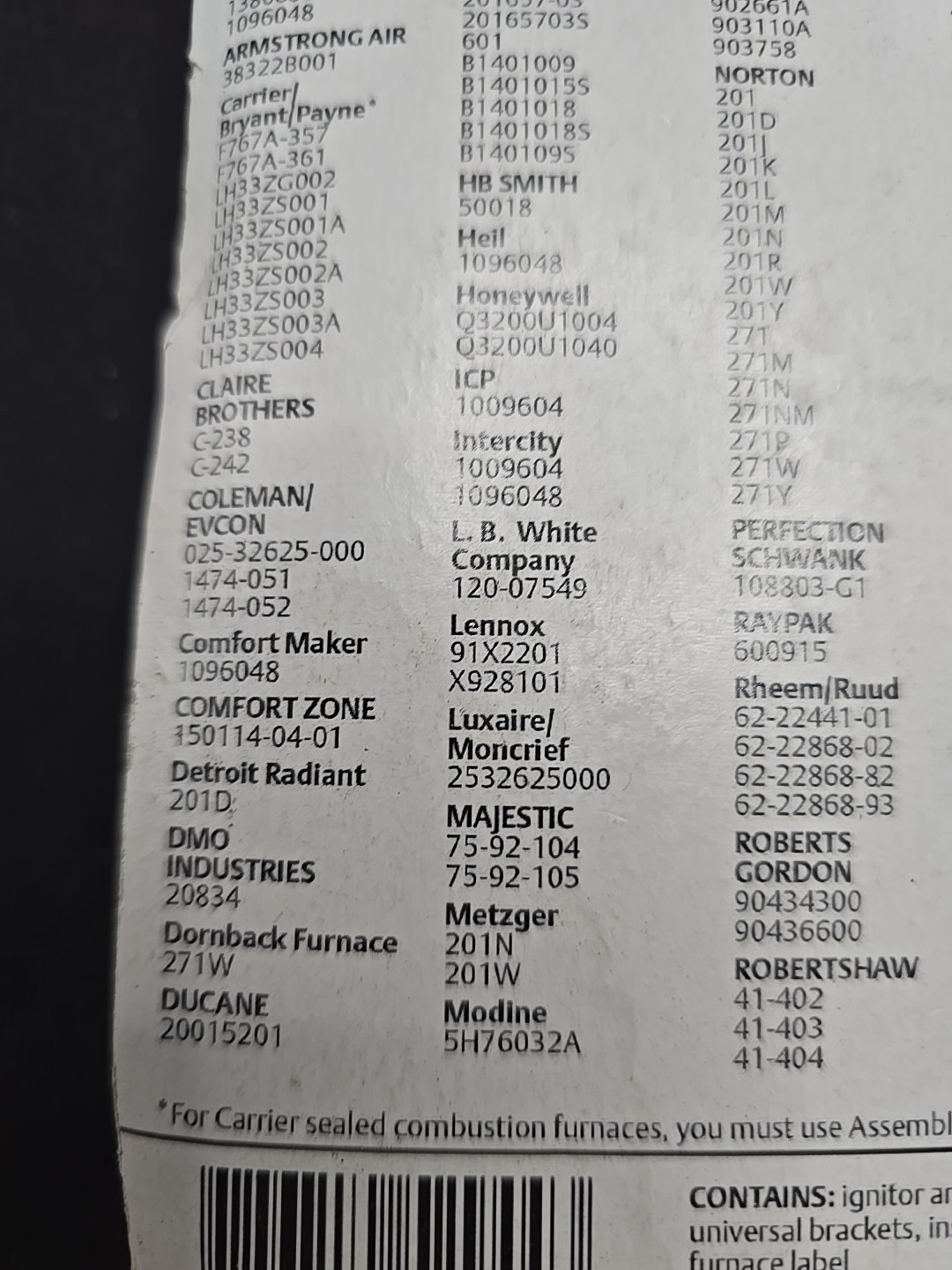 4 Packs  PWhite-Rodgers 21D64-2 Universal Hot Surface Ignitor /120 Volt Nitride
