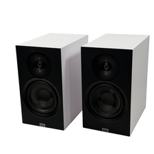 ELAC Debut 3.0 6.5" Bookshelf Speakers for Home Theaters and Systems, White