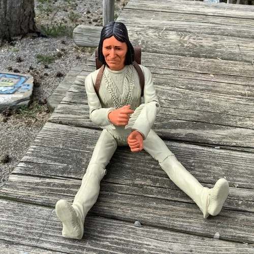 Vintage 1967 Geronimo Action Figure Doll 12” Marx