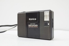 Konica Recorder 35mm Film Compact Camera Black Tested Japan