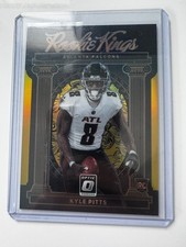 Kyle Pitts 2021 Optic Rookie Kings Gold /10 RC Falcons Super Short Print