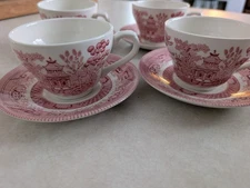 Churchill Tea Set Of 4 Cups And 4 Saucers Made In England
