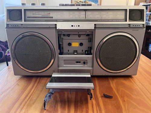 VTG 80s Panasonic Boombox RX-5030 AM/FM Stereo Cassette Ghetto Blaster PARTS