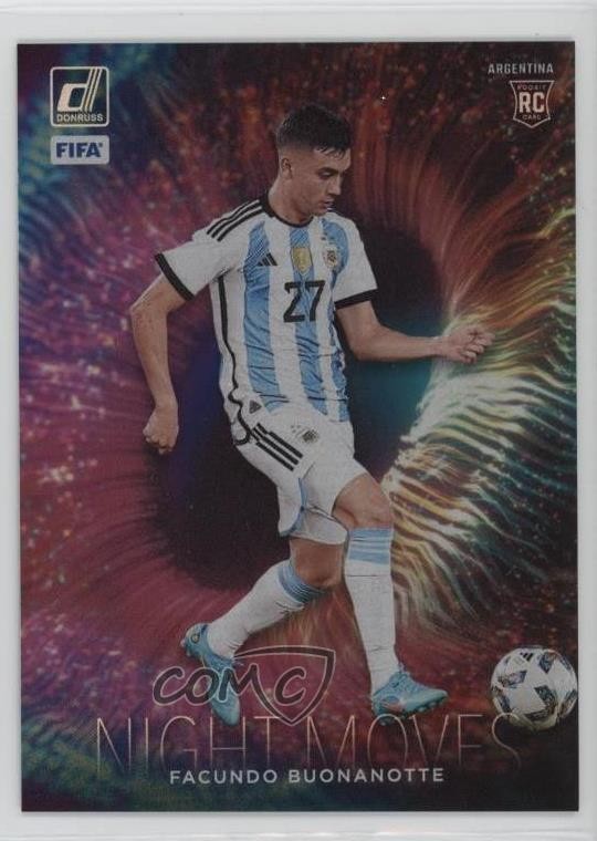 2023-24 Panini Donruss FIFA Night Moves Facundo Buonanotte #14 Rookie RC