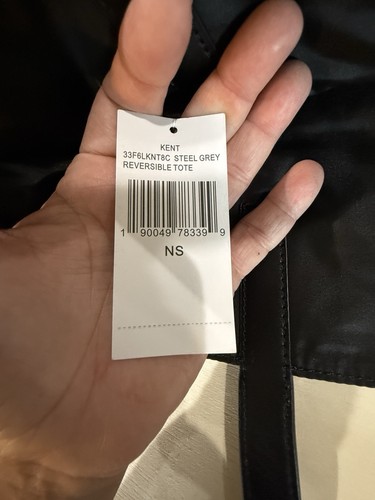 Neu mit Etikett Michael Kors Tasche grau mit schwarzem Besatz Kent Nylon - Bild 7 von 11