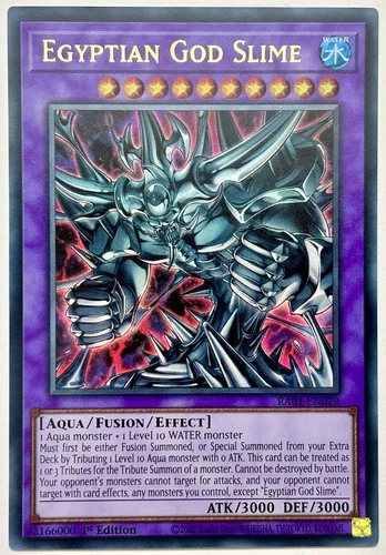 RA01-EN029 Egyptian God Slime - Ultra Rare 1st Edition Near Mint YuGiOh Card