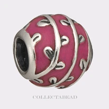 Authentic Pandora Sterling Silver Red Vines Enamel Bead 790525EN17 *SPECIAL!!!
