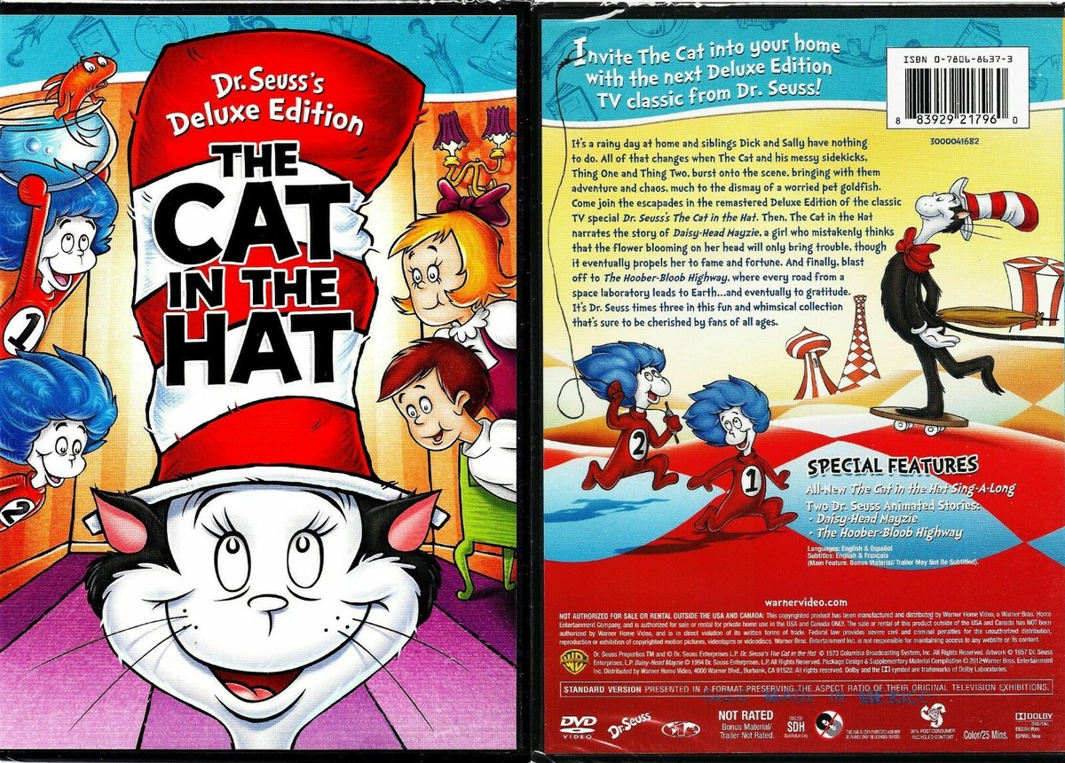 Dr. Seuss' The Cat in the Hat (DVD 2012 Deluxe Edition FS