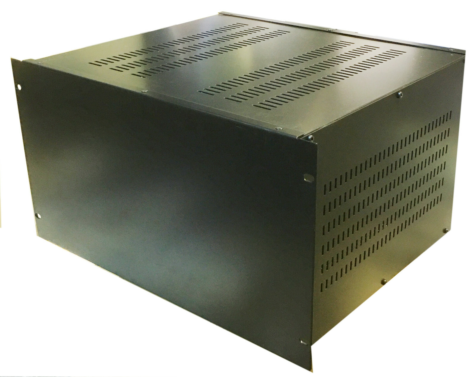 6U Rack mount vented enclosure chassis case,for 19 inch rack 390mm deep,