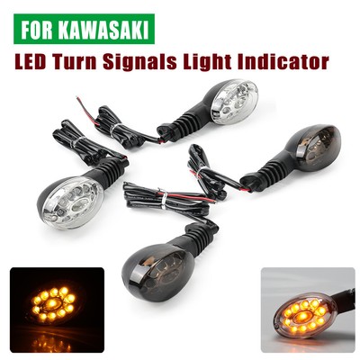 LED Turn Signals Light Indicator For Kawasaki KLR650 KLX230S Z650RS Vulcan S 650